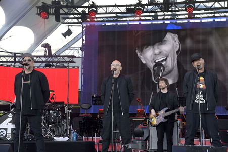 Abschlussveranstaltung beim Demokratiefest zu 75 Jahren Grundgesetz in Berlin