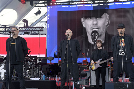 Abschlussveranstaltung beim Demokratiefest zu 75 Jahren Grundgesetz in Berlin