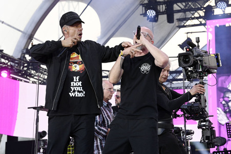 Abschlussveranstaltung beim Demokratiefest zu 75 Jahren Grundgesetz in Berlin