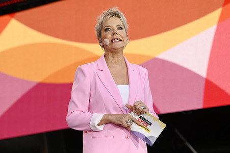 Abschlussveranstaltung beim Demokratiefest zu 75 Jahren Grundgesetz in Berlin