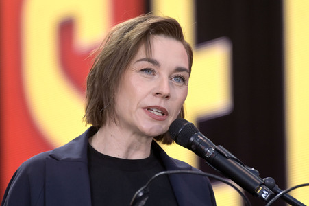 Abschlussveranstaltung beim Demokratiefest zu 75 Jahren Grundgesetz in Berlin