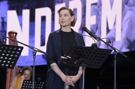 Abschlussveranstaltung beim Demokratiefest zu 75 Jahren Grundgesetz in Berlin