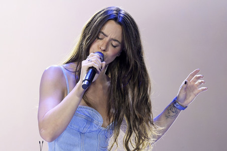 Abschlussveranstaltung beim Demokratiefest zu 75 Jahren Grundgesetz in Berlin