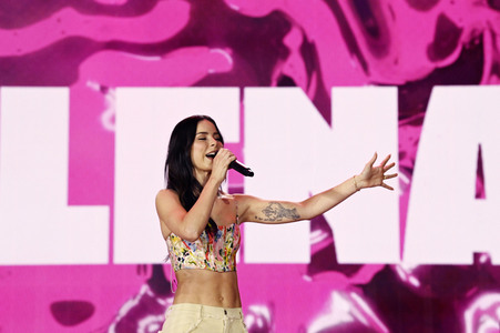 Abschlussveranstaltung beim Demokratiefest zu 75 Jahren Grundgesetz in Berlin