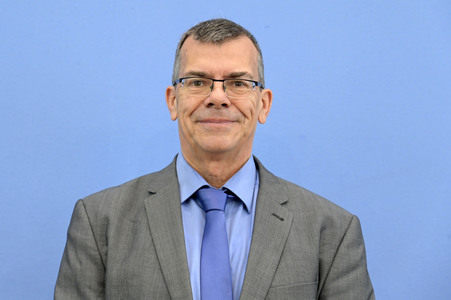 Bundespressekonferenz Report Globale Flucht 2024 in Berlin