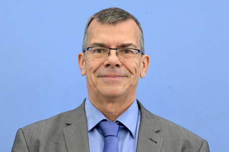 Bundespressekonferenz Report Globale Flucht 2024 in Berlin