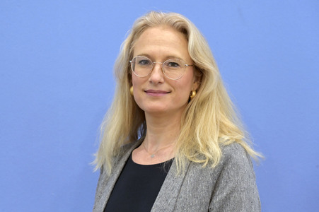 Bundespressekonferenz Report Globale Flucht 2024 in Berlin