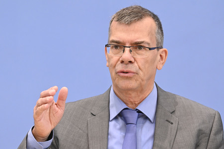 Bundespressekonferenz Report Globale Flucht 2024 in Berlin