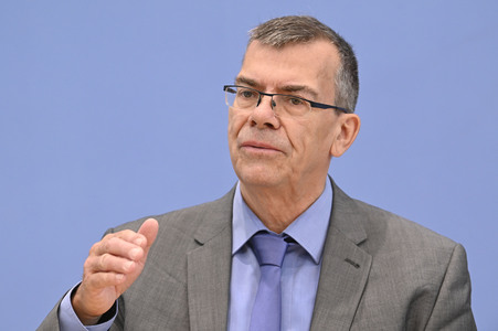 Bundespressekonferenz Report Globale Flucht 2024 in Berlin