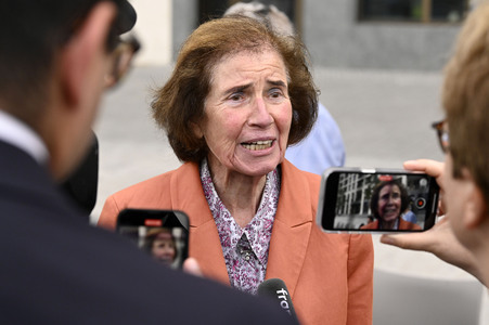 Kranzniederlegung am Denkmal für die ermordeten Juden Europas in Berlin