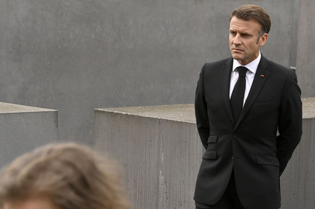 Kranzniederlegung am Denkmal für die ermordeten Juden Europas in Berlin