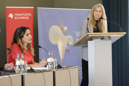 Pressekonferenz zur Frankfurter Buchmesse 2024 in Frankfurt