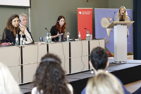Pressekonferenz zur Frankfurter Buchmesse 2024 in Frankfurt