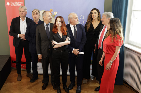 Pressekonferenz zur Frankfurter Buchmesse 2024 in Frankfurt