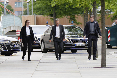 Pressestatement von Robert Habeck in Berlin