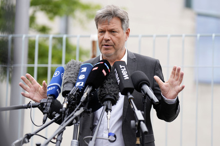 Pressestatement von Robert Habeck in Berlin