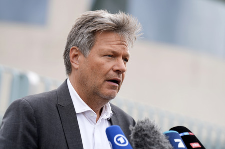 Pressestatement von Robert Habeck in Berlin