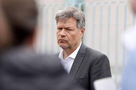 Pressestatement von Robert Habeck in Berlin