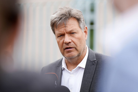 Pressestatement von Robert Habeck in Berlin