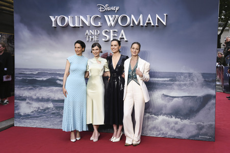 Filmpremiere 'Young Woman and the Sea' in London