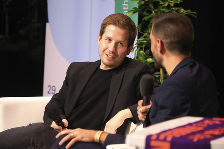 Talk mit Kevin Kühnert beim Katholikentag in Erfurt