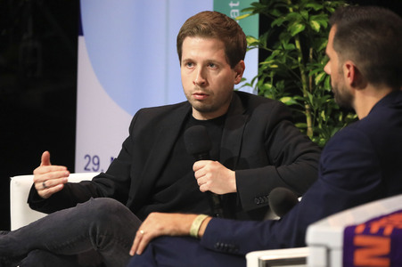 Talk mit Kevin Kühnert beim Katholikentag in Erfurt