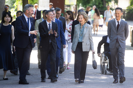 Pandabär-Präsentation in Madrid