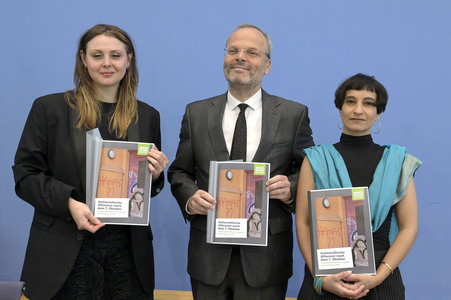 Bundespressekonferenz Antisemitische Allianzen nach dem 7. Oktober iun Berlin