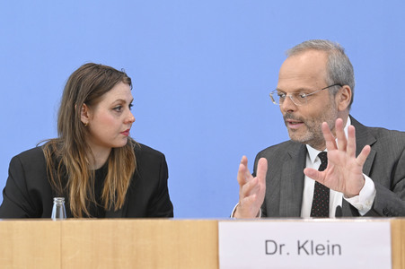 Bundespressekonferenz Antisemitische Allianzen nach dem 7. Oktober iun Berlin