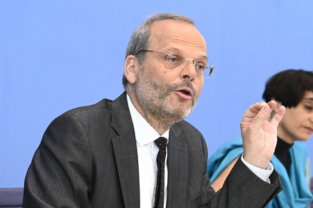 Bundespressekonferenz Antisemitische Allianzen nach dem 7. Oktober iun Berlin