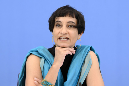 Bundespressekonferenz Antisemitische Allianzen nach dem 7. Oktober iun Berlin