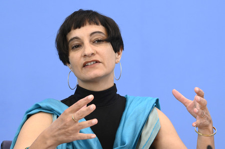 Bundespressekonferenz Antisemitische Allianzen nach dem 7. Oktober iun Berlin