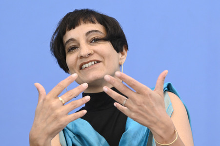 Bundespressekonferenz Antisemitische Allianzen nach dem 7. Oktober iun Berlin