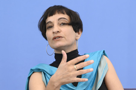 Bundespressekonferenz Antisemitische Allianzen nach dem 7. Oktober iun Berlin