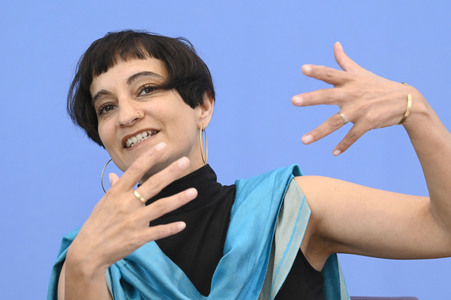 Bundespressekonferenz Antisemitische Allianzen nach dem 7. Oktober iun Berlin