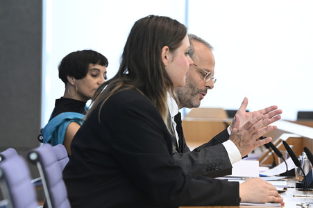 Bundespressekonferenz Antisemitische Allianzen nach dem 7. Oktober iun Berlin