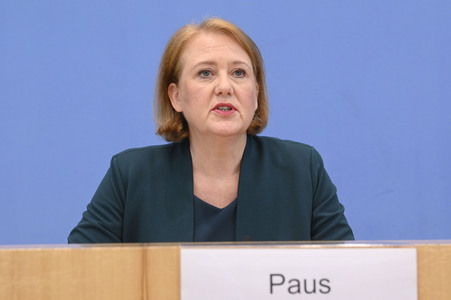 Bundespressekonferenz Bundeslagebild 'Häusliche Gewalt' in Berlin