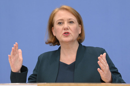 Bundespressekonferenz Bundeslagebild 'Häusliche Gewalt' in Berlin