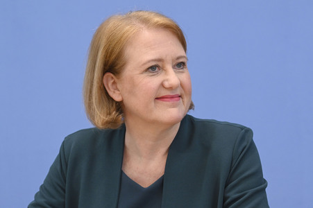 Bundespressekonferenz Bundeslagebild 'Häusliche Gewalt' in Berlin