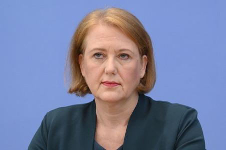 Bundespressekonferenz Bundeslagebild 'Häusliche Gewalt' in Berlin