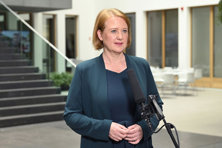 Bundespressekonferenz Bundeslagebild 'Häusliche Gewalt' in Berlin