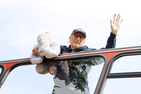 Einweihung des Ottifanten-Busses in Hamburg