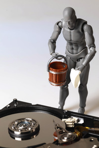 Symbolfoto Datenträgerbereinigung