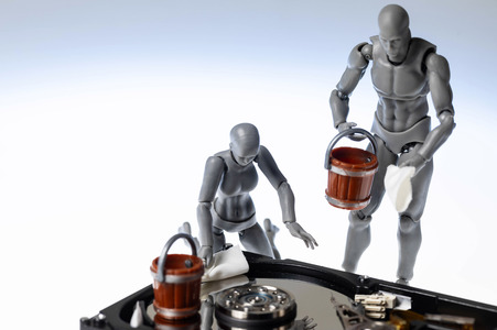 Symbolfoto Datenträgerbereinigung