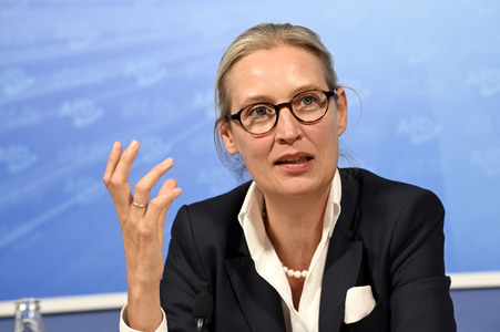 Pressekonferenz der AfD zur Europawahl in Berlin