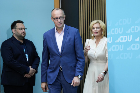 Wahlabend der CDU nach der Europawahl in Berlin