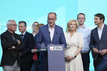 Wahlabend der CDU nach der Europawahl in Berlin