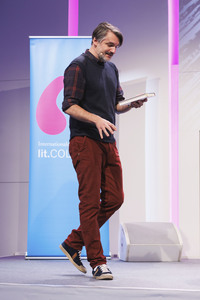 Saša Stanišić bei der lit.Cologne 2024 in Köln