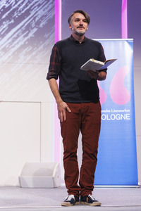 Saša Stanišić bei der lit.Cologne 2024 in Köln