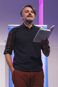 Saša Stanišić bei der lit.Cologne 2024 in Köln